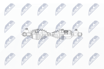 Приводной вал NTY NPW-AR-006