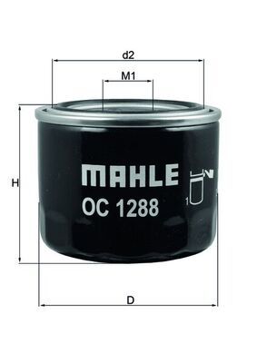 Eļļas filtrs MAHLE OC 1288