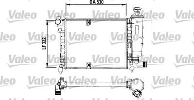 Radiators, Motora dzesēšanas sistēma VALEO 730515