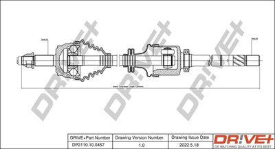 Приводной вал Dr!ve+ DP2110.10.0457