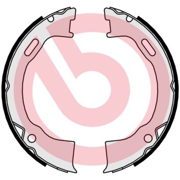 Bremžu loku kompl., Stāvbremze BREMBO S 24 549