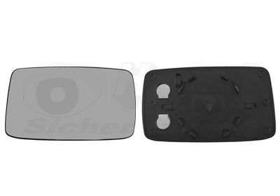 VAN WEZEL 5880831 Spoguļstikls, Ārējais atpakaļskata