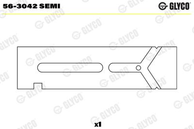 Bukse, Rokera svira GLYCO 56-3042 SEMI