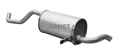 Глушитель выхлопных газов конечный ASMET 10.132