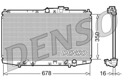 Radiators, Motora dzesēšanas sistēma DENSO DRM40020