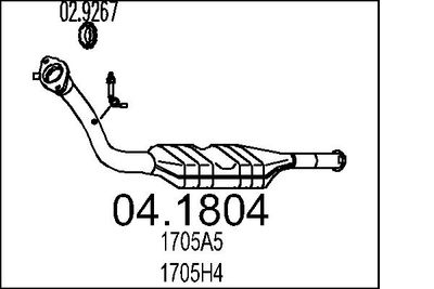 Катализатор MTS 04.1804