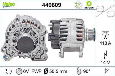 Генератор VALEO 440609