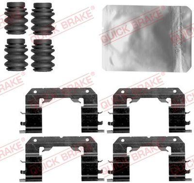 Комплектующие, колодки дискового тормоза QUICK BRAKE 109-1866