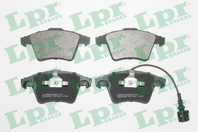Комплект тормозных колодок, дисковый тормоз LPR 05P1205