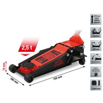 KS TOOLS 1601015 Domkrats