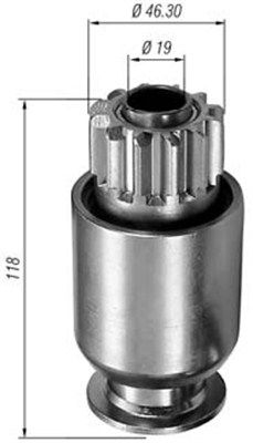Ведущая шестерня, стартер MAGNETI MARELLI 940113020241