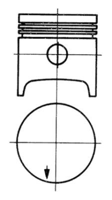 Virzulis KOLBENSCHMIDT 91350701