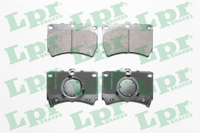 Комплект тормозных колодок, дисковый тормоз LPR 05P587