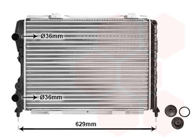 Radiators, Motora dzesēšanas sistēma VAN WEZEL 01002056