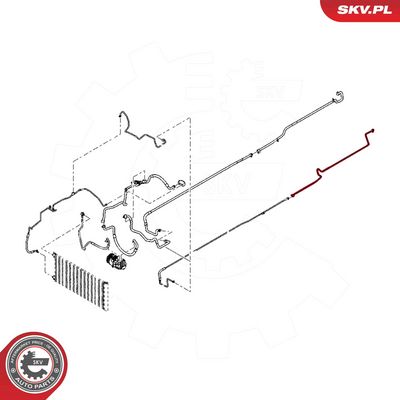 Augst-/Zemspiediena cauruļvads, Gaisa kond. sist. ESEN SKV 54SKV663