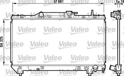 Radiators, Motora dzesēšanas sistēma VALEO 731831