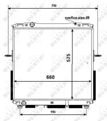 Radiators, Motora dzesēšanas sistēma NRF 53367