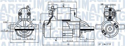 Стартер MAGNETI MARELLI 063721436010
