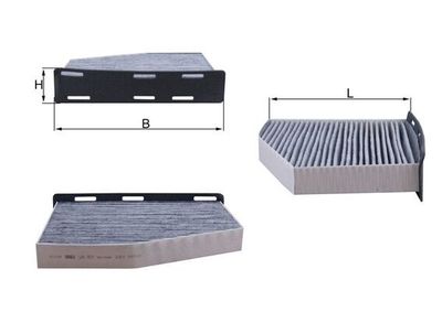 Фильтр, воздух во внутренном пространстве KNECHT LAK 181/1