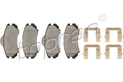 Комплект тормозных колодок, дисковый тормоз TOPRAN 820 699