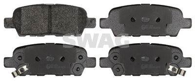 Bremžu uzliku kompl., Disku bremzes SWAG 60 11 6198