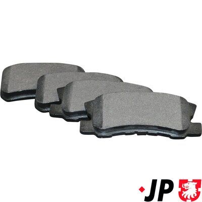 Bremžu uzliku kompl., Disku bremzes JP GROUP 4163700310