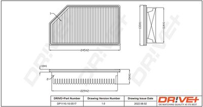 Воздушный фильтр Dr!ve+ DP1110.10.0517