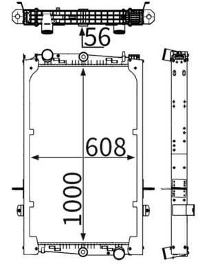 Radiators, Motora dzesēšanas sistēma MAHLE CR2780000S