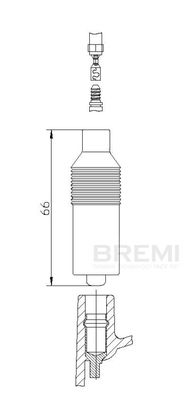 Вилка, распределитель зажигания BREMI 13207/1