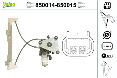 Стеклоподъемник VALEO 850014