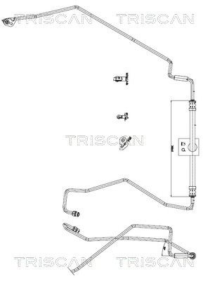 Гидравлический шланг, рулевое управление TRISCAN 8516 16046