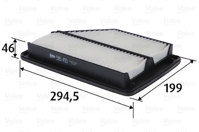 Gaisa filtrs VALEO 585455