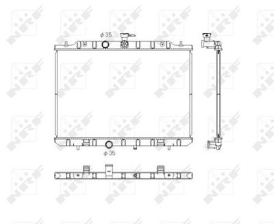 Radiators, Motora dzesēšanas sistēma NRF 53762