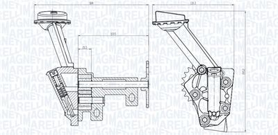 Масляный насос MAGNETI MARELLI 351516000144