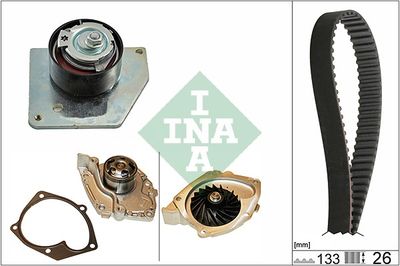 Водяной насос + комплект зубчатого ремня Schaeffler INA 530 0579 30