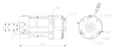 Elektromotors MAHLE MM 444