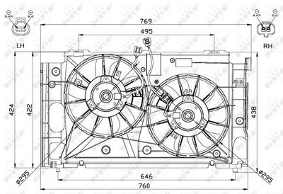 Ventilators, Motora dzesēšanas sistēma NRF 47568