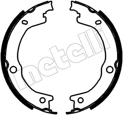 Bremžu loku kompl., Stāvbremze METELLI 53-0788