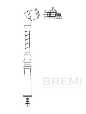 Augstsprieguma vads BREMI 709E61