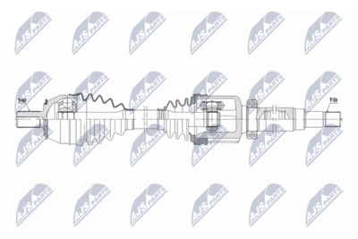 Приводной вал NTY NPW-VV-177