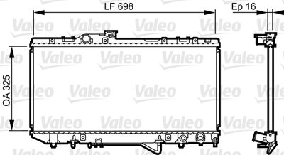 Radiators, Motora dzesēšanas sistēma VALEO 731694