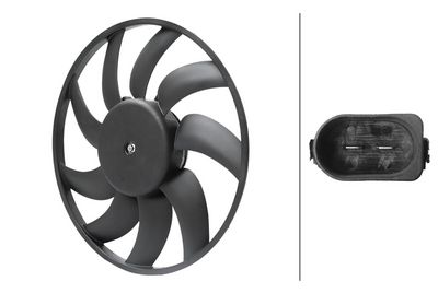 Вентилятор, охлаждение двигателя HELLA 8EW 366 420-261