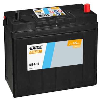 Стартерная аккумуляторная батарея EXIDE EB456