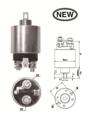 Ievilcējrelejs, Starteris MAGNETI MARELLI 940113050541