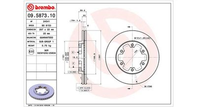 Тормозной диск MAGNETI MARELLI 360406034800