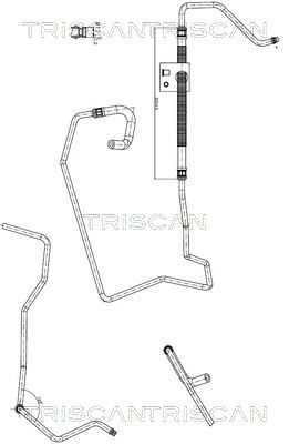 Гидравлический шланг, рулевое управление TRISCAN 8516 28003
