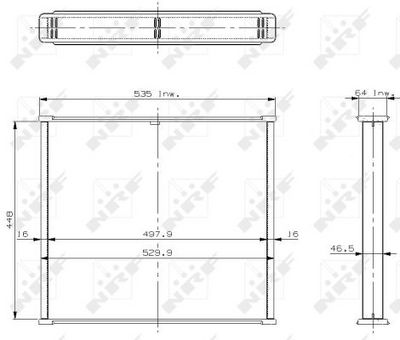 Radiatora siets, Motora dzesēšanas sistēma NRF 18722