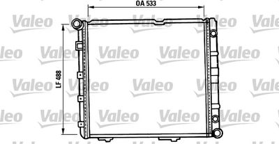 Radiators, Motora dzesēšanas sistēma VALEO 819387