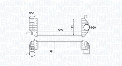 Интеркулер MAGNETI MARELLI 351319204480