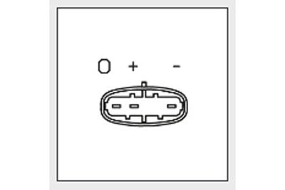 Датчик, давление во впускной трубе KAVO PARTS EMS-3004